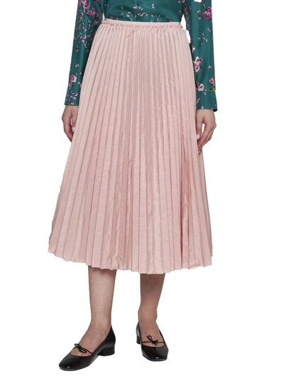 Shop Red Valentino R.e.d. Valentino Skirts In New Rose