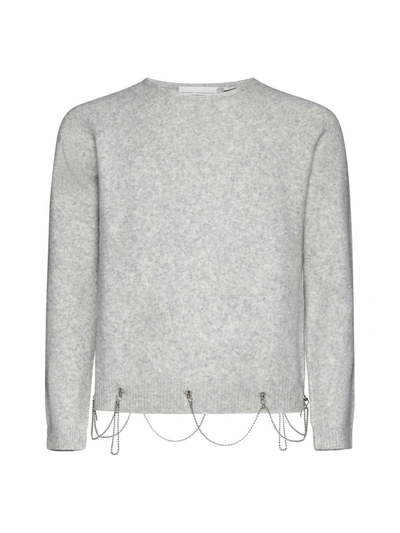 Shop Random Identities Sweaters In Grey