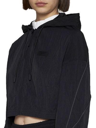 Reebok Long-sleeved Casual Jacket In Black