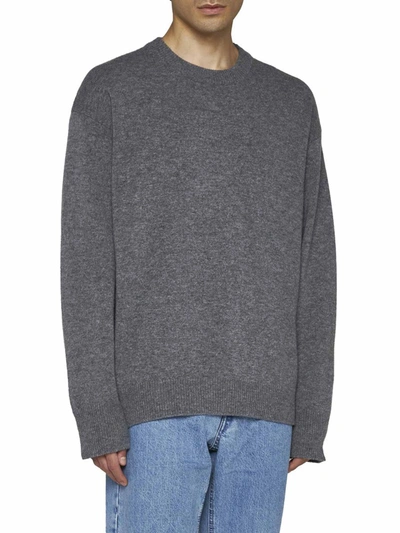 Shop Roberto Collina Sweaters In Grey