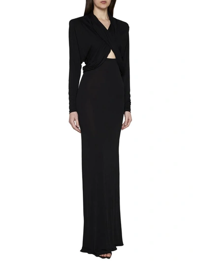 Shop Saint Laurent Dresses In Black