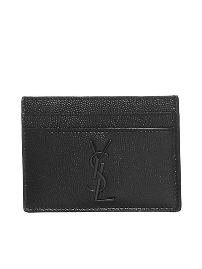 Saint Laurent Card Holder In Black