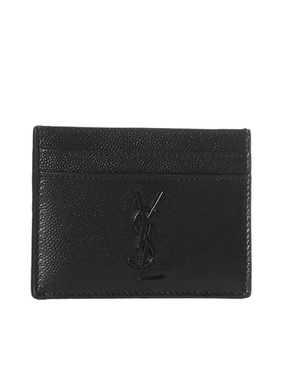 Saint Laurent Card Holder In Black