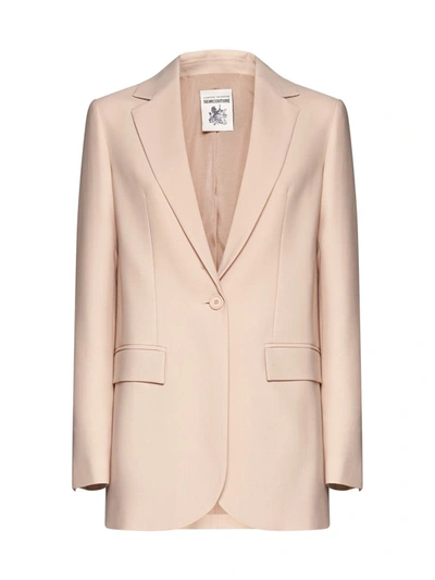 Shop Semicouture Jackets In Nude