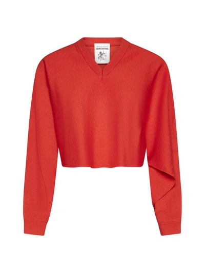 Shop Semicouture Sweaters In Orange
