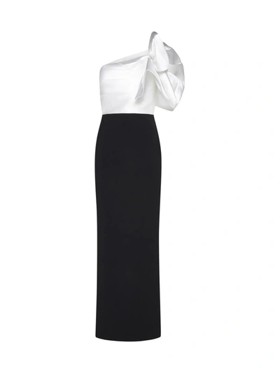 Shop Solace London Dresses In Cream/black