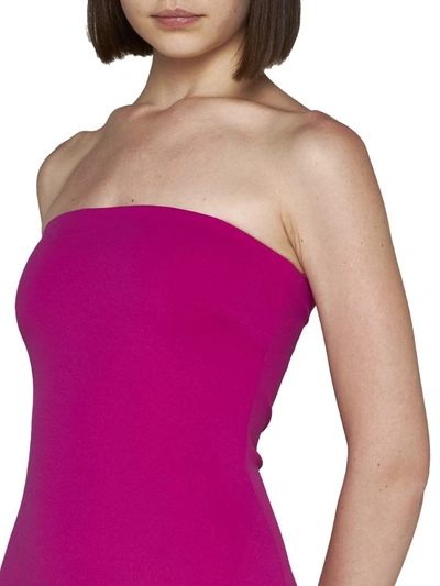 Shop Solace London Dresses In Fuchsia