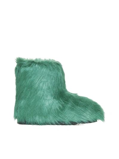 Shop Stand Studio Stand Boots In Jade Green