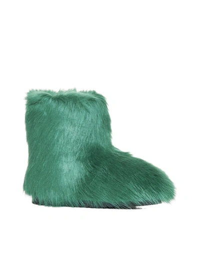 Shop Stand Studio Stand Boots In Jade Green