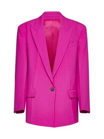 Shop Attico The  Jackets In Super Pink