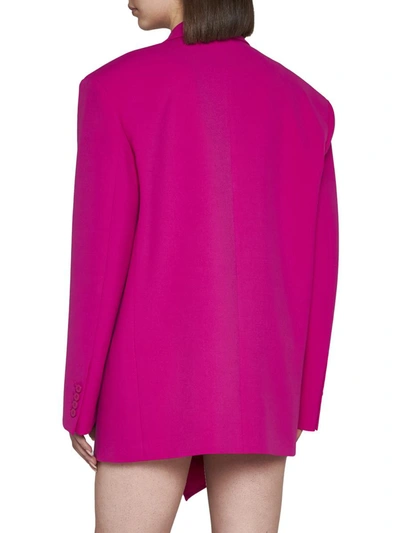 Shop Attico The  Jackets In Super Pink