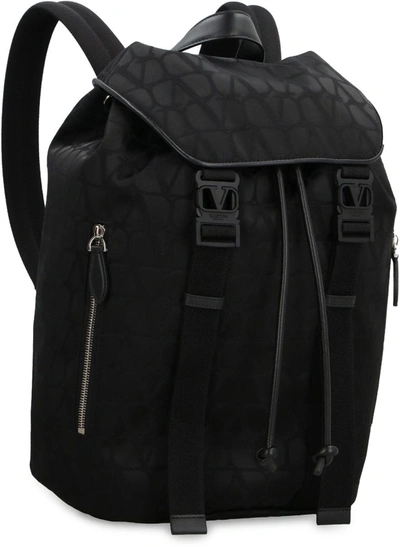 Valentino Toile Iconographe Backpack In Black