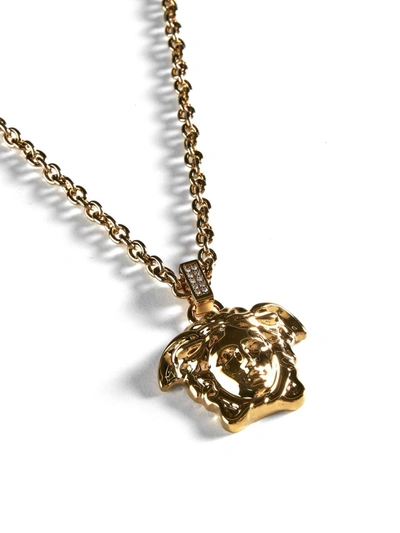 Shop Versace Bijoux In Crystal- Gold
