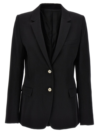 Shop Paco Rabanne Single Breasted Tailored Blazer In Black