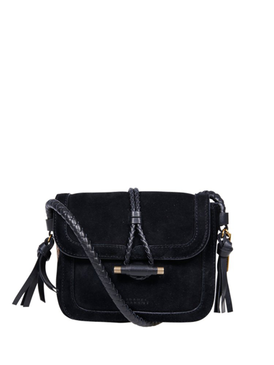 Shop Isabel Marant Vigo Flap Shoulder Bag In Black