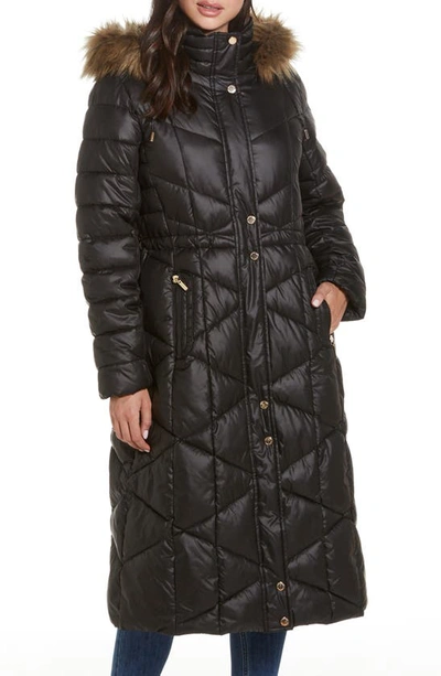 Shop Gallery Quilted Puffer Coat In Black