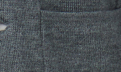 Shop Bugatchi Merino Wool Blend Knit Blazer In Cement