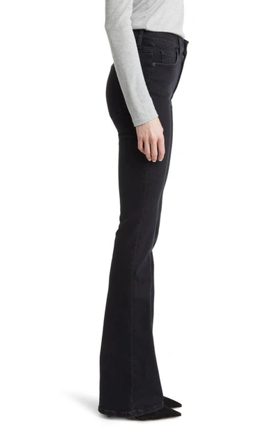 Shop Veronica Beard Beverly High Waist Skinny Flare Jeans In Washed Onyx