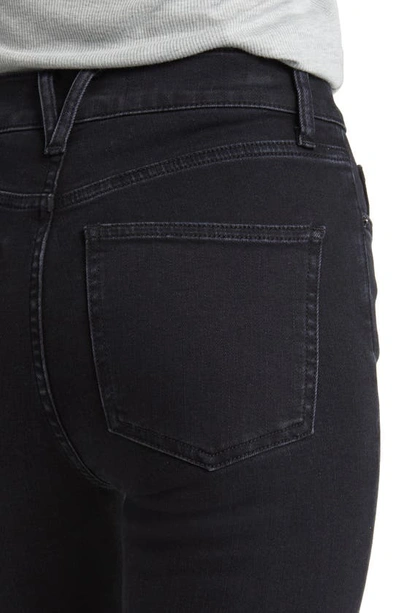 Veronica Beard Beverly Skinny Flare Jean In Washed Onyx
