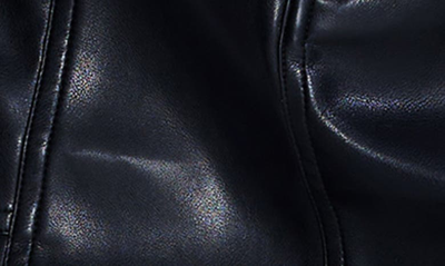 Shop Nic + Zoe Slim Faux Leather Skirt In Black Onyx