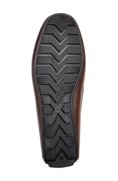 Bruno Magli Xane Driving Penny Loafer In Brown Leather