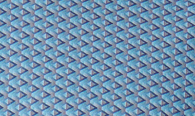 Shop Bugatchi James Ooohcotton® Geometric Print Button-up Shirt In Peacock