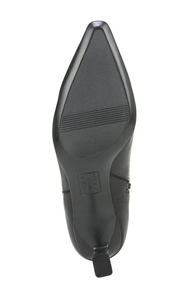 Naturalizer Deesha Boots Women's Black Leather Pointed Toe Knee High Gal125 In Black Leather