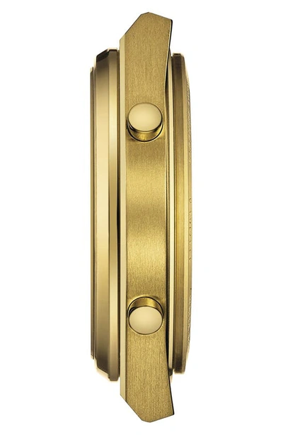 Shop Tissot Prx Digital Bracelet Watch, 40mm In Gold