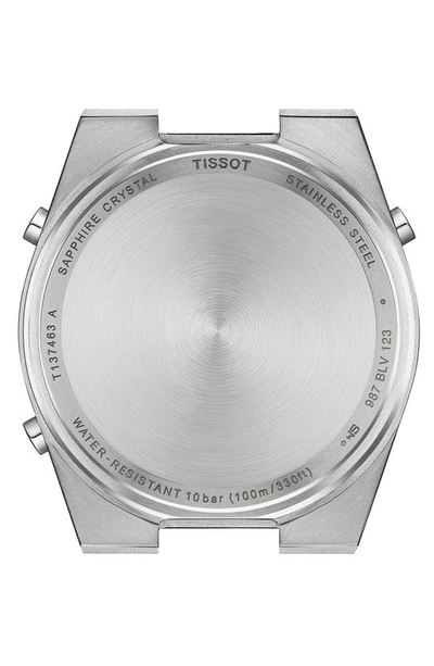 Shop Tissot Prx Digital Bracelet Watch, 40mm In Grey