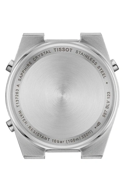Shop Tissot Prx Digital Bracelet Watch, 35mm In Grey