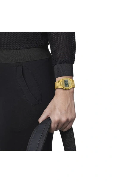Shop Tissot Prx Digital Bracelet Watch, 35mm In Gold
