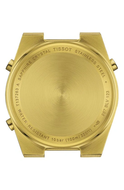 Shop Tissot Prx Digital Bracelet Watch, 35mm In Gold