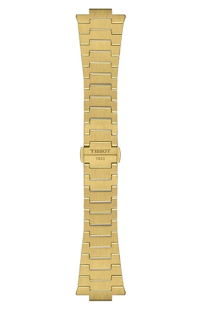 Shop Tissot Prx Digital Bracelet Watch, 35mm In Gold