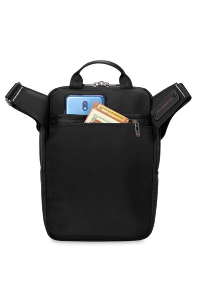 Briggs & Riley Hta Crossbody Bag In Black