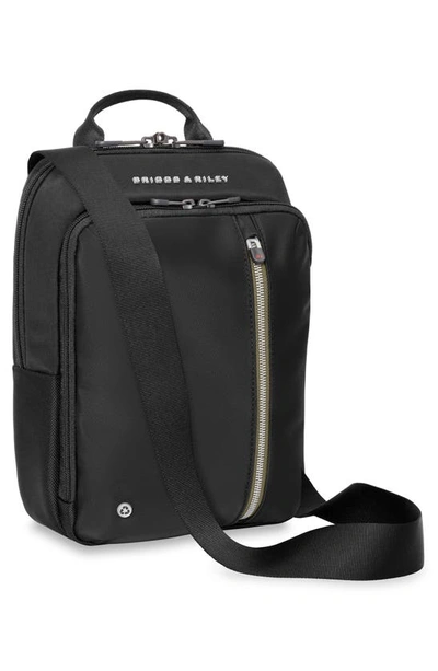Briggs & Riley Hta Crossbody Bag In Black