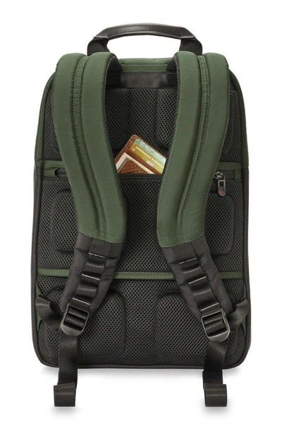 Shop Briggs & Riley Hta Slim Expandable Backpack In Forest