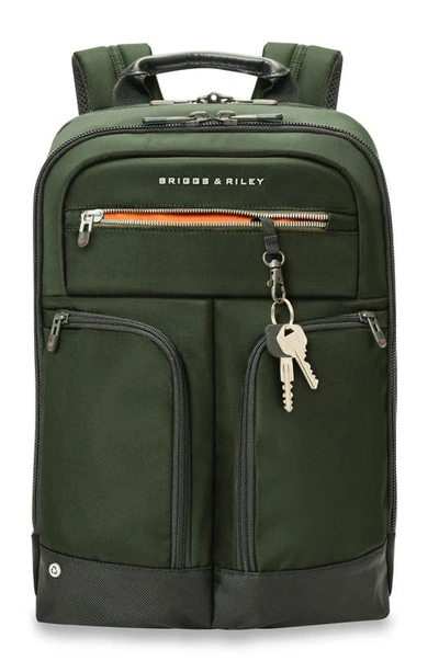 Shop Briggs & Riley Hta Slim Expandable Backpack In Forest