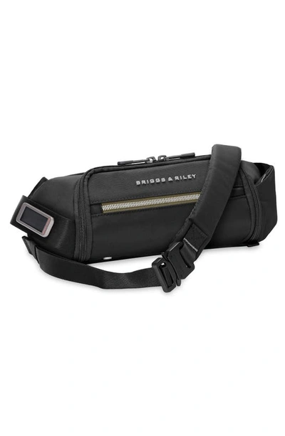 Briggs & Riley Hta Sling Bag In Black