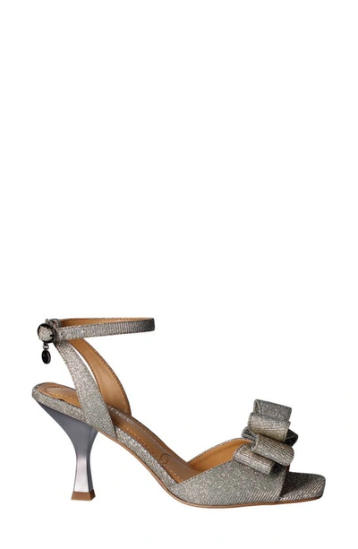 J. Reneé Nishia Ankle Strap Sandal In Pewter