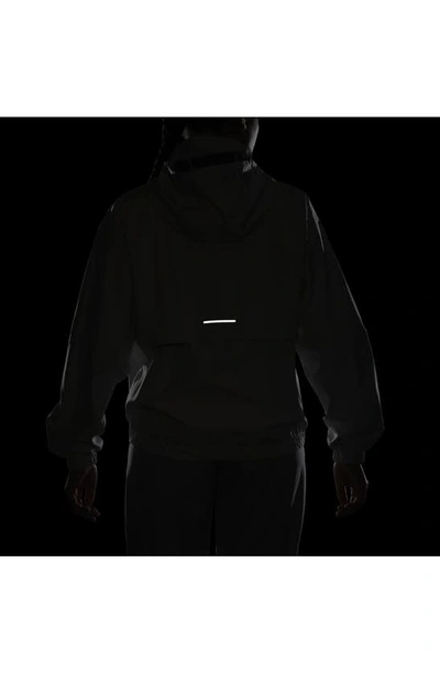 Shop Nike Swift Storm-fit Running Jacket In Pale Ivory/ Black