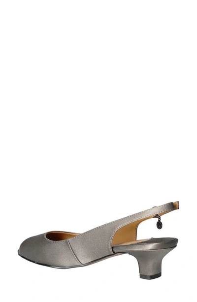J. Reneé Jenvey Slingback Sandal In Dark Gray