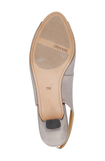 J. Reneé Jenvey Slingback Sandal In Dark Gray