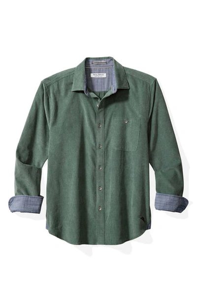 Shop Tommy Bahama Sandwash Corduroy Button-up Shirt In Trout