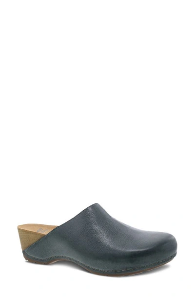 Shop Dansko Talulah Mule In Denim Milled Burnished