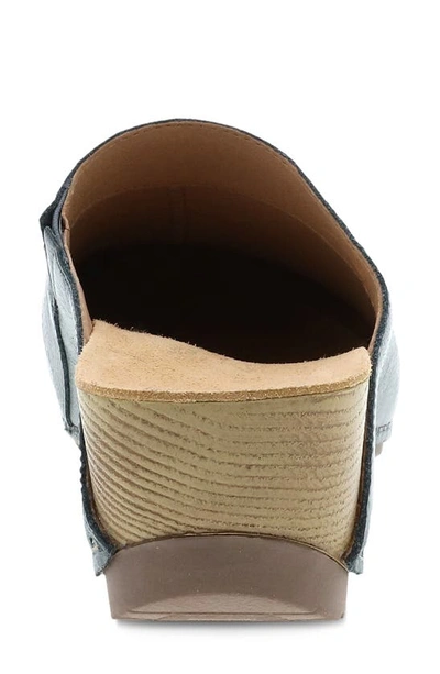 Dansko Talulah Mule In Denim Milled Burnished