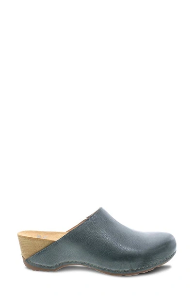 Dansko Talulah Mule In Denim Milled Burnished