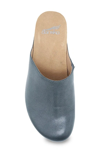 Dansko Talulah Mule In Denim Milled Burnished