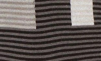 Shop Bugatchi Geometric Mercerized Cotton Blend Socks In Graphite
