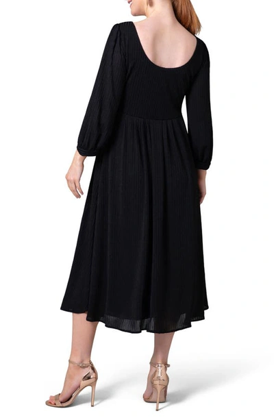 Tiffany Rose Isla Midi Maternity Dress In Black