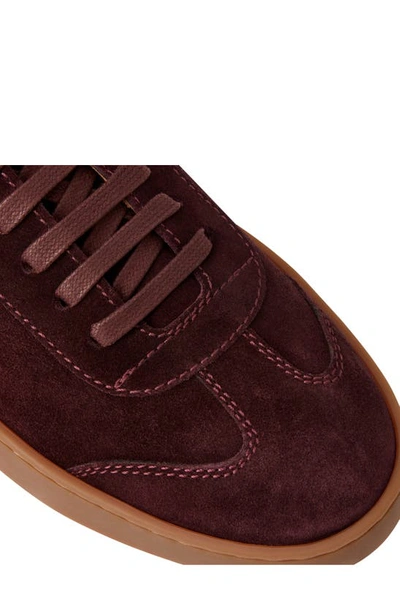 Shop Bruno Magli Bono Sneaker In Bordeaux Suede